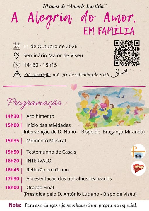 Encontro Diocesano das Famílias — A Alegria do Amor, em Família